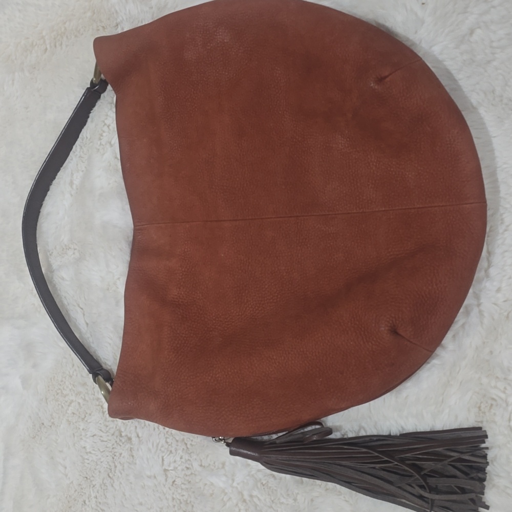 HOBO Gardner Leather Tassel Hobo Bag - Picture 3 of 10